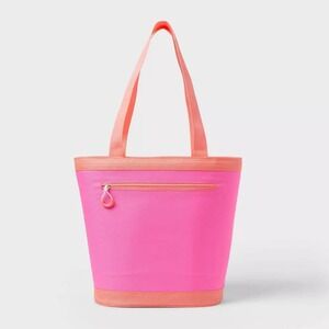 Sun Squad Pink Soft Sided Tote Cooler 12 Can 13.9qt New With Tags